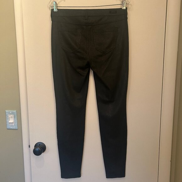 Liverpool Madonna croc print black leggings sz 6 - Picture 9 of 12